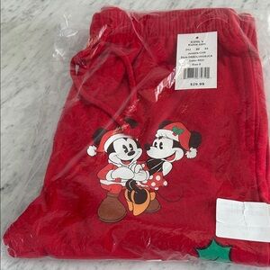 Disney Red sweatpants